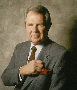 pat robertson hand sign